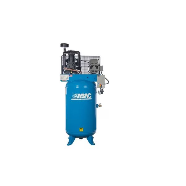 AB5-2180VP 5 HP 460 Volt Three Phase Two Stage 80 Gallon Vertical Air Compressor, Abac, Mfr#: AB5-4380VP